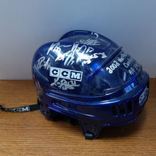 Load image into Gallery viewer, Autographed 2002 ECHL Northern Conference All-Star Team CCM Blue Helmet.
