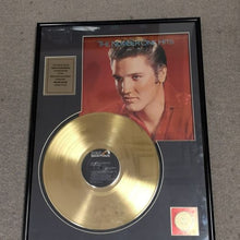 Load image into Gallery viewer, Elvis Presley 24K Plated Framed The Number One Hits Album
