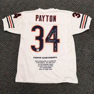 Autographed Walter Payton Chicago Bears Jersey With Celebrity Appearance Inc. Hologram