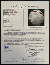 Load image into Gallery viewer, Mickey Mantle Willie Mays + Snider + Ford Multi Signed Autographed Baseball JSA
