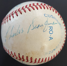 Load image into Gallery viewer, Mickey Mantle Willie Mays + Snider + Ford Multi Signed Autographed Baseball JSA
