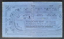 Load image into Gallery viewer, 1980 64th Indy 500 Ticket Racing Johnnie Parsons
