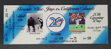 Load image into Gallery viewer, 1996 Toronto Blue Jays Ticket 20th Opening Day MLB Baseball Joe Carter
