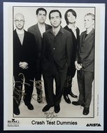 Crash Test Dummies Band Autographed Photo Signed Backstage Pass Copps Coliseum