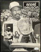 Load image into Gallery viewer, Vintage Autographed MLB Baseball Montreal Expos Andre Dawson Day Program JSA
