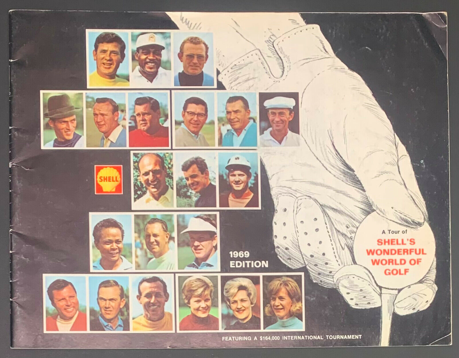 1969 Spectators Program Shell's Wonderful World Of Golf Palmer