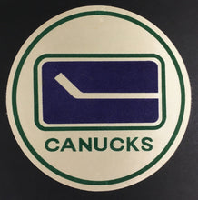 Load image into Gallery viewer, Vintage 1971-1978 Vancouver Canucks NHL Hockey Jersey Patch Crest 8&quot;
