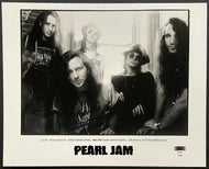 Vintage Pearl Jam Epic Records Publicity Photo Eddie Vedder Grunge Music