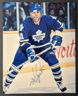 Mike Gartner Autographed / Signed Photo Toronto Maple Leafs NHL Hockey Vintage