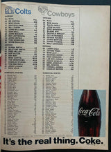 Load image into Gallery viewer, Super Bowl V Game Program Baltimore Colts Dallas Cowboys NFL Football Vintage
