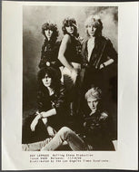 1983 Vintage Def Leppard Rolling Stone Magazine Promo Photo Double Issue