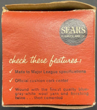 Load image into Gallery viewer, 1964 Ted Williams Autographed Original Box Sears Roebucks Baseball Signed LOA
