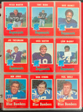 Load image into Gallery viewer, 1971 O-Pee-Chee OPC CFL Football Complete Set 1-132 Cards Rookie Theismann RC
