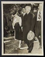 1945 President Harry Truman + First Lady Type 1 Photo Roosevelt Funeral USA
