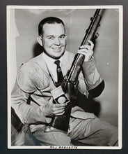 Load image into Gallery viewer, 1956 Summer Olympics Champion Major Gerry Ouelette Photo Small-Bore Rifle, Prone
