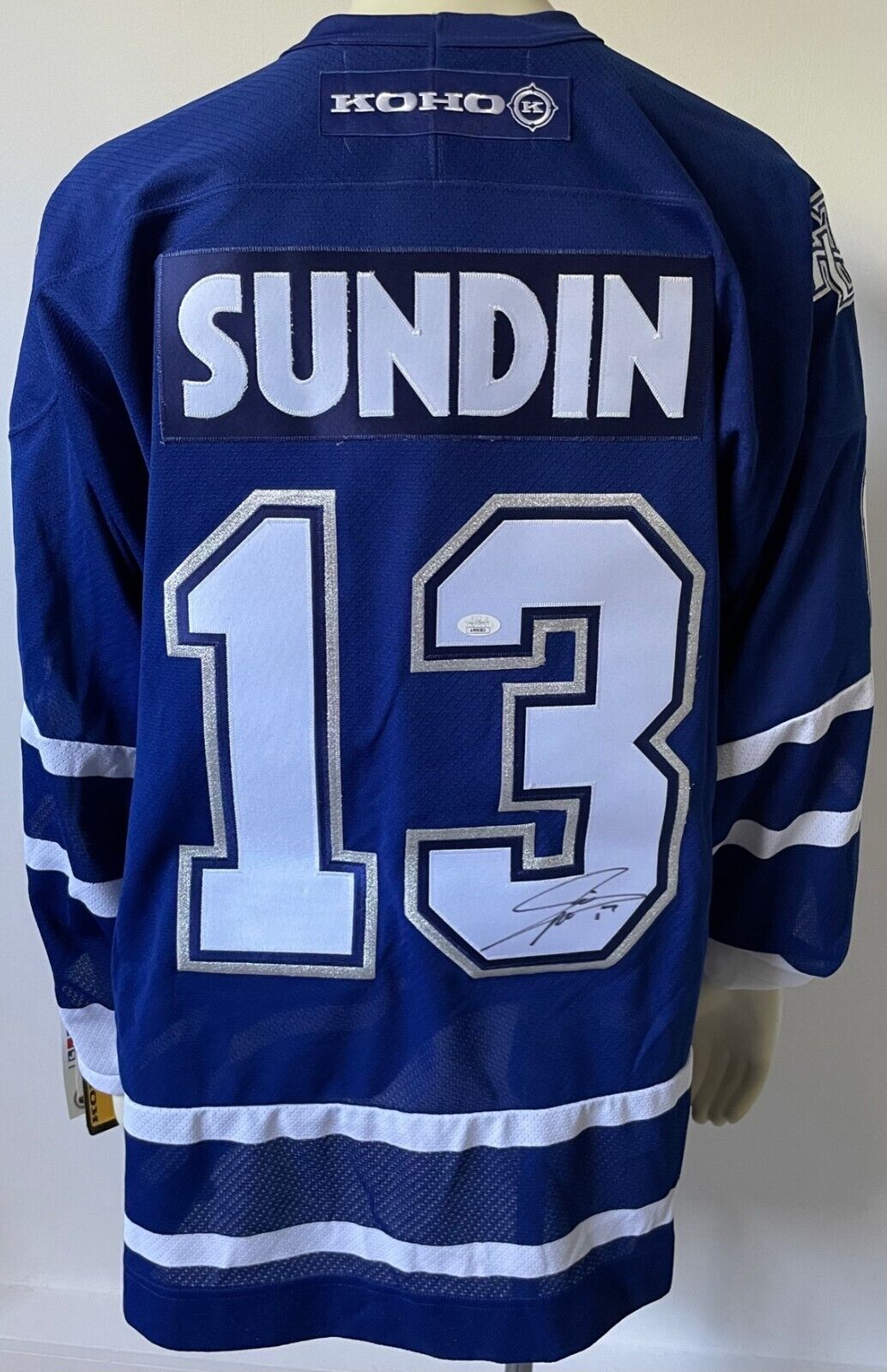 Mats Sundin Autographed Toronto Maple Leafs Signed Koho Hockey Jersey NHL JSA