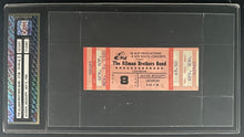 Load image into Gallery viewer, 1980 The Allman Brothers Band iCERT Authenticated Concert Graded 6.5 Ticket Stub
