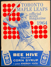 Load image into Gallery viewer, 1964 Maple Leaf Stadium Program + Ticket vs  Jacksonville Suns Baseball Vintage
