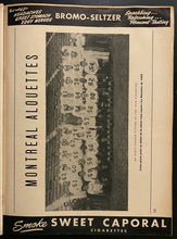 Load image into Gallery viewer, 1949 CFL Football Vintage Program Montreal Alouettes vs Toronto Argonauts Vtg
