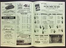 Load image into Gallery viewer, 1965 Boston Garden NHL Hockey Program Boston Bruins vs Detroit Red Wings Howe
