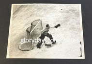 1938 New York Americans vs Chicago Wire Press PHOTO  Vtg Hockey NHL Playoffs