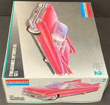 Load image into Gallery viewer, Monogram ‘59 Cadillac Convertible 1/25 Scale Model Car Kit Original Box
