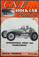 1960 Toronto CNE Stock Car Racing Program Historic 3 NASCAR HOFers Canada Race