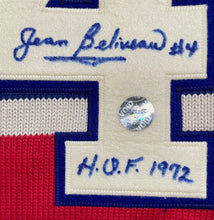 Load image into Gallery viewer, Jean Beliveau Autographed Montreal Canadiens CCM NHL Hockey Jersey COA HOF
