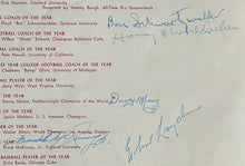 Load image into Gallery viewer, 1960 Sports Celebrity Dinner Program Signed x32 Jesse Owens Nicklaus Autographed
