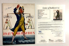 Load image into Gallery viewer, 1941 World Series Baseball Program HOF Joe Gordon Signed Autographed JSA LOA
