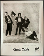 1985 Type 1 Studio Photo Of The Band Cheap Trick Issued By Epic Records