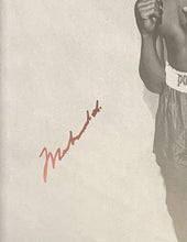 Load image into Gallery viewer, Muhammad Ali Autographed Book The Greatest Signed Twice + Drawing By Ali JSA LOA

