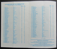 Load image into Gallery viewer, 1987 116th British Open Golf Championship Pairing Sheet Muirfield PGA European

