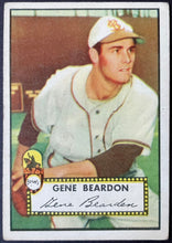 Load image into Gallery viewer, 1952 Topps Baseball Gene Beardon #229 St. Louis Browns MLB Card Vintage
