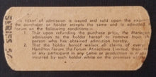 Load image into Gallery viewer, 1960s Hamilton Forum Red Wings OHA JR A Hockey Ticket Stub Vintage Ontario

