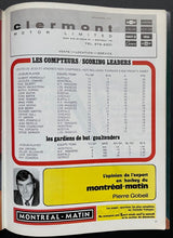 Load image into Gallery viewer, 1972 Montreal Canadiens vs. Los Angeles Kings Signed Program Autographed x6 LOA
