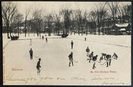 1906 McGill Hockey Posted Postcard Vintage Post Card Montreal University RPPC