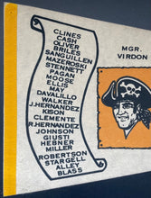 Load image into Gallery viewer, 1971 Pittsburgh Pirates World Series Champion Roster Scroll Pennant MLB Baseball
