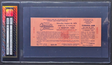Load image into Gallery viewer, 1978 Vintage Canada Jam Rock Concert Festival Full Ticket iCert Authenticated

