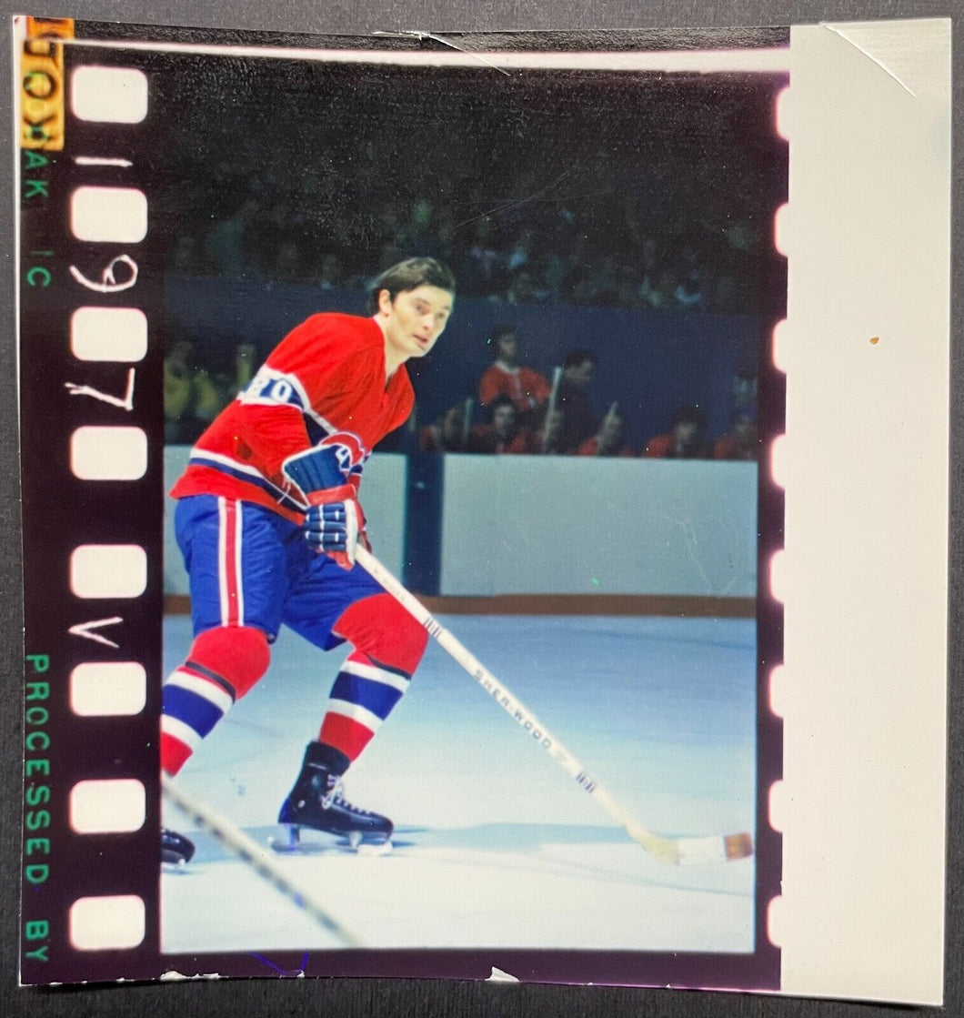 1973-74 Type 1 Pete Mahovlich Proof Photo Montreal Canadiens NHL Hockey LOA VTG