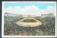 1900's Soldiers Field Chicago Illinois Football Unposted Postcard  Vintage