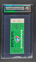 Load image into Gallery viewer, 1977 Toronto Blue Jays Inaugural Season Green Ticket Baseball MLB iCert EX-MT 6
