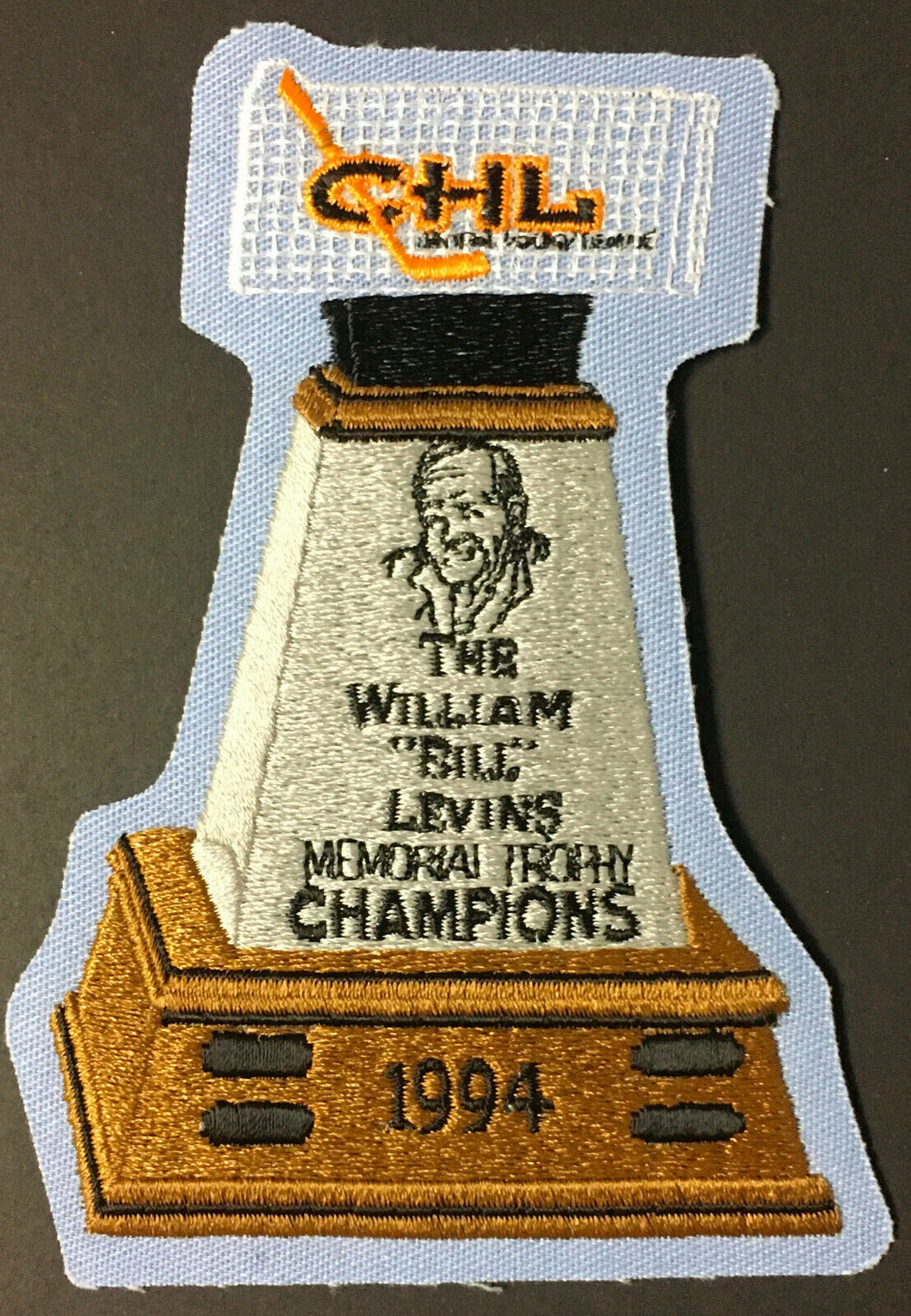 1994 CHL Hockey Jersey Patch Rare Uniform Crest Memorial Trophy Champions VTG