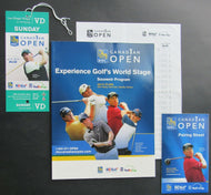 2008 Canadian Open Golf Program Pairing Booklet + Round 4 Daily Sheet + Ticket