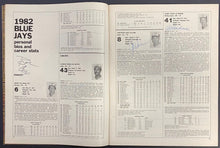 Load image into Gallery viewer, 1982 Toronto Blue Jays Home Opener MLB Program Autographed 21 Signatures Inside

