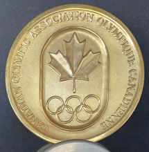 Load image into Gallery viewer, 1978 Canadian Olympic Association Medal Presented to COA President James Worrall

