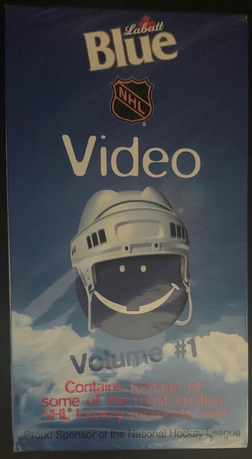 1998 Full Set Labatt Blue NHL Hockey Promo Vintage VHS Highlight Tapes Vol 1-4