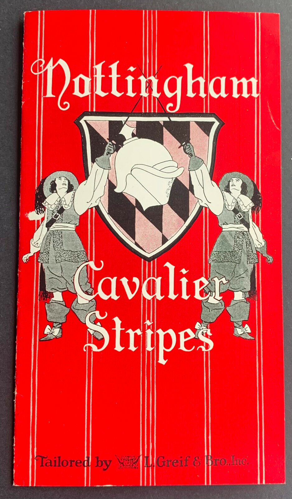 1900s Advertisement 4 Page Vintage Nottingham Cavalier Stripes Suits Old Rare