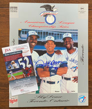 Load image into Gallery viewer, 1991 ALCS Toronto Blue Jays Roberto Alomar Signed Program Autographed Cover JSA
