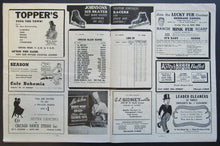 Load image into Gallery viewer, 1954 Chicago Stadium NHL Hockey Program Chicago Blackhawks v Toronto Maple Leafs
